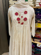 MUL CHANDERI THREE PC SALWAR SET