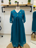 Floral Embroidered dress