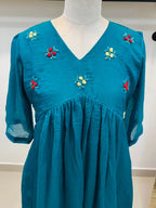 Floral Embroidered dress