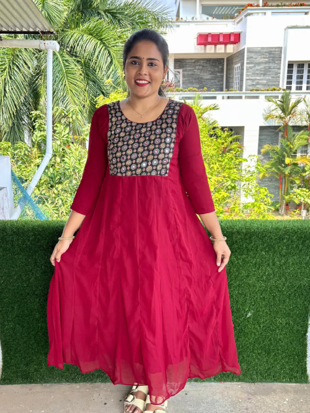 Partywear Panelcut Dress