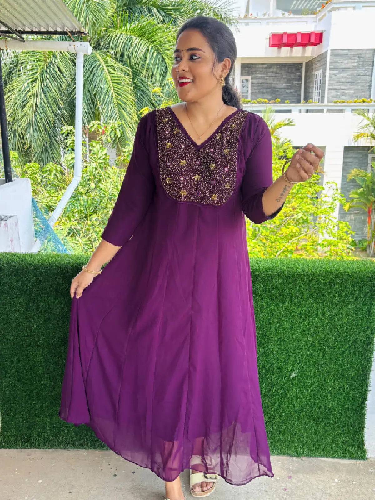 Partywear Panelcut Dress