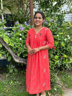 Mul Chanderi Kurtis