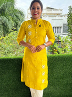 Vetican Silk Kurthi Set