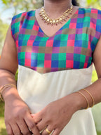 Kora cotton Madras Check Aline Dress