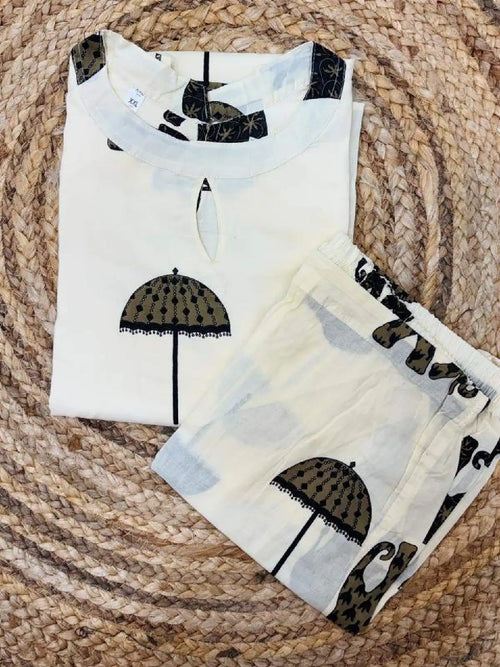 Elephant Printed Co-ord Set