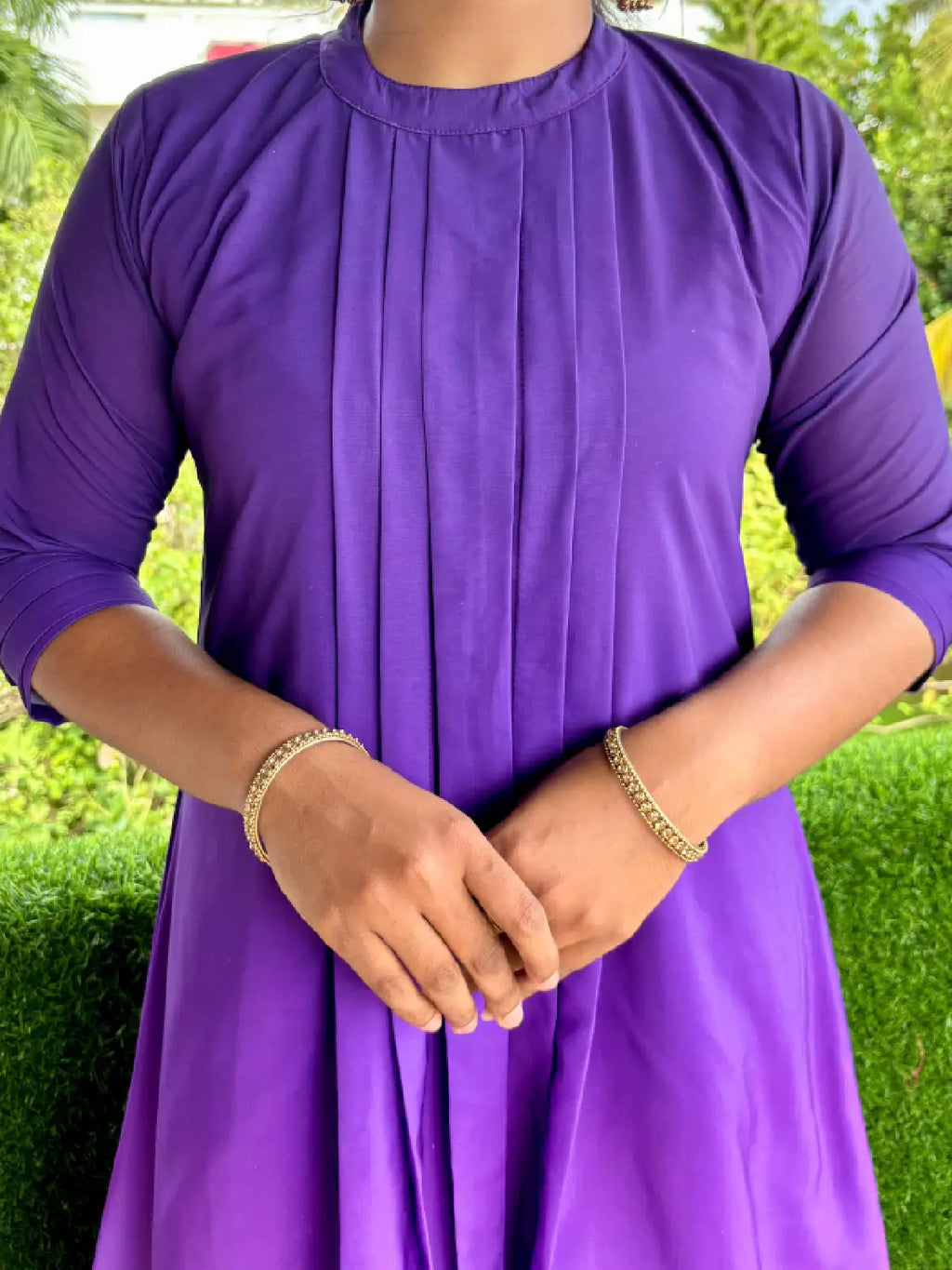 Classy Pintex Aline Dress
